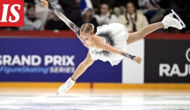 Taitoluistelu: Iida Karhunen, 17, nousi kuudenneksi Finlandia Trophyssa