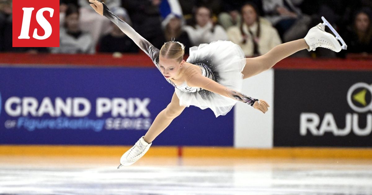 Taitoluistelu: Iida Karhunen, 17, nousi kuudenneksi Finlandia Trophyssa