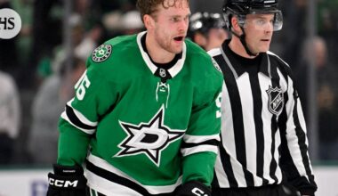 Mikko Rantanen taklasi taas – verta vuotanut vastustaja poistui jäältä