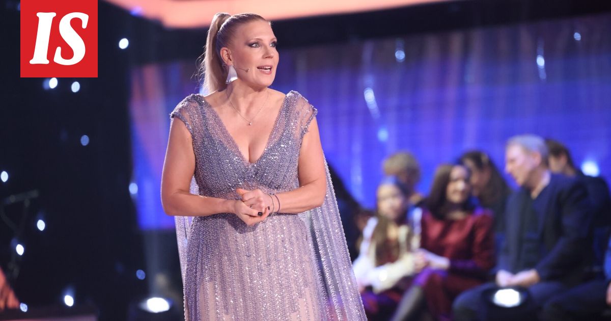 Vappu Pimiä häikäisevänä viimeisessä TTK-lähetyksessään – vitsaili asustaan