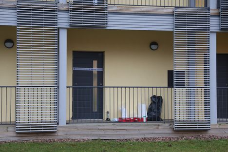 Veriteko tapahtui tässä asunnossa.