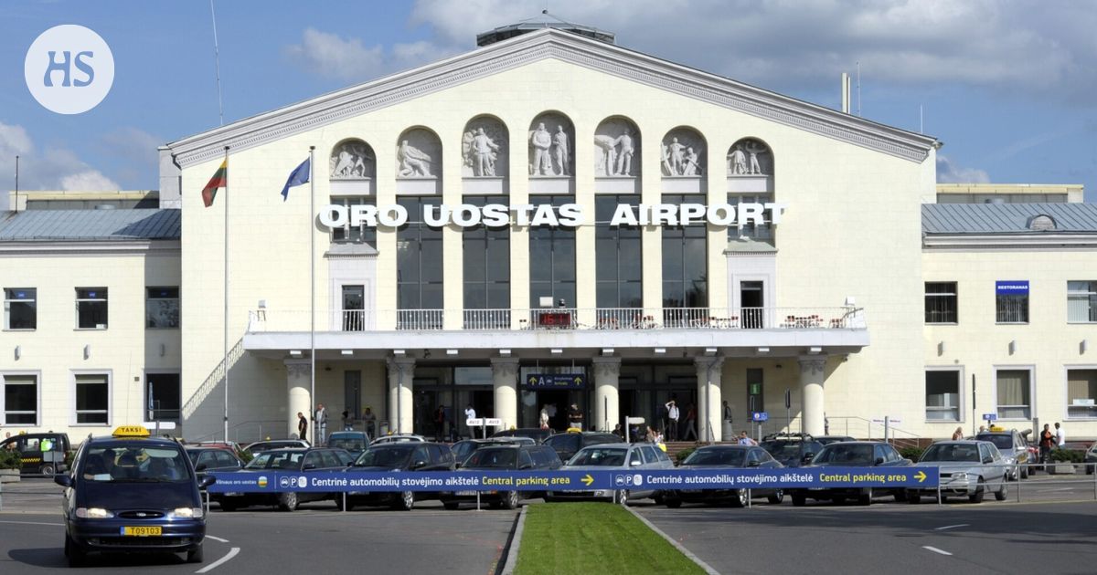 Vilnan lentokentän ilmatila suljettiin taas pallojen takia