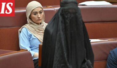 Äärioikeistolaisen senaattorin burka-tempaus herättää raivoa Australiassa