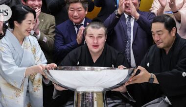 Ukrainalainen pakolainen teki historiaa Japanissa