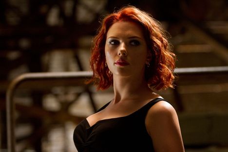 Scarlett Johansson Marvelin The Avengers -elokuvassa 2012.