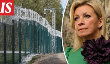 Maria Zaharovalta erikoinen kommentti Suomen rajasta