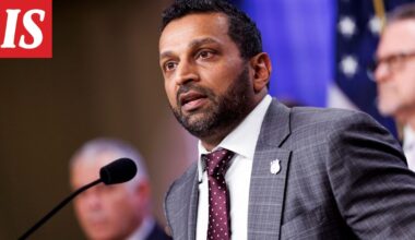 Trump pohtii FBI:n johtajan Kash Patelin erottamista