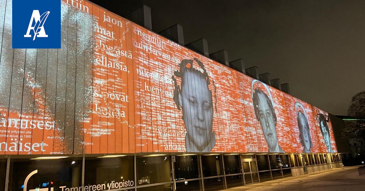 Tampereen yliopiston Päätalo loistaa oranssina – Tämä on syy erikoiseen valaistukseen