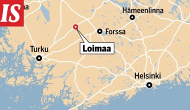 900 kalkkunaa kuljettaneen kuorma-auton rengas syttyi palamaan Loimaalla