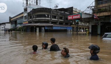 Kymmeniä kuollut tulvissa Thaimaan eteläosissa