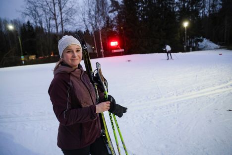Senni Eskelinen pitää ilmapiiriä Oittaalla mukavana.