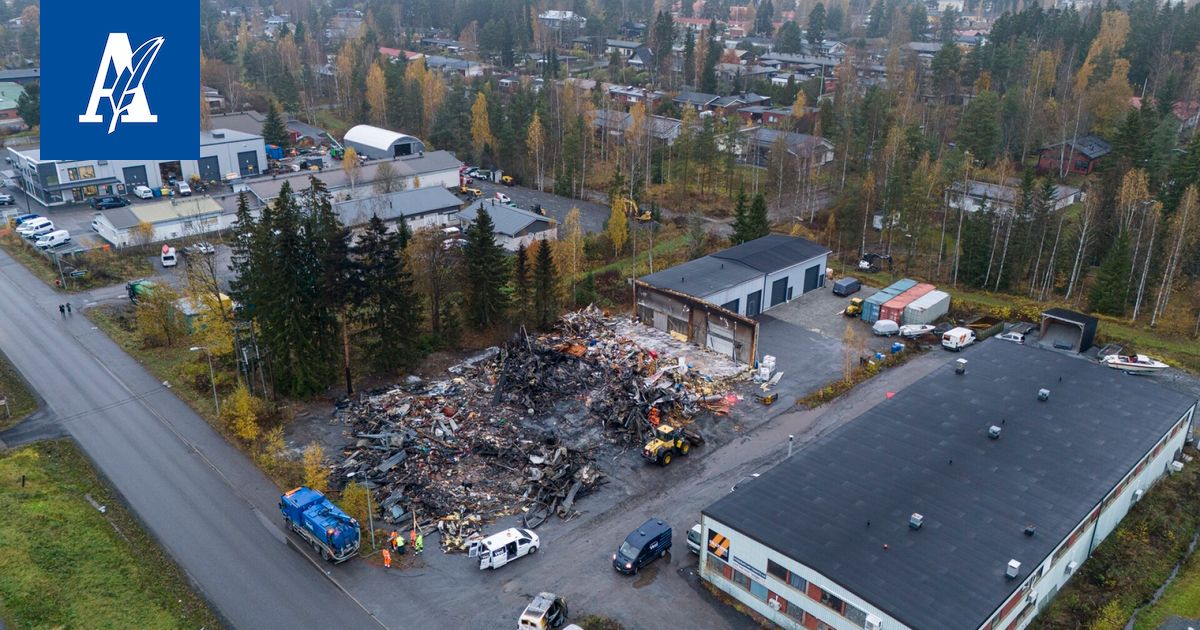 Uutta tietoa Pirkkalan teollisuushallin palosta: Poliisi epäilee yhtä rikoksesta