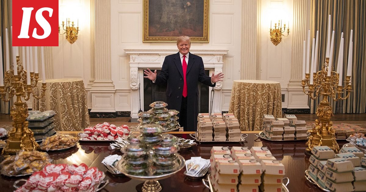 Ravitsemusterapeutti Riikka Viljanen pitää Donald Trumpin ruokavaliota hurjana