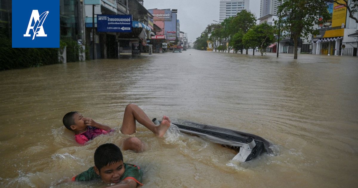 Thaimaan tulvissa jo kymmeniä uhreja, myös Malesiassa tulvii