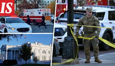 Ammuskelu Washington DC:ssä lähellä Valkoista taloa