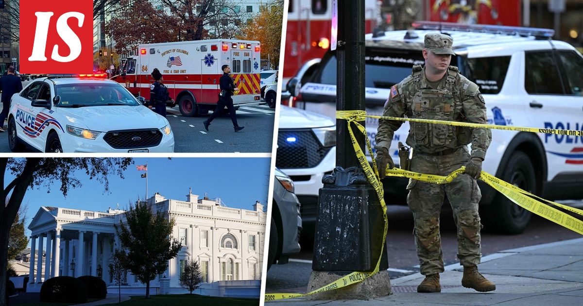 Ammuskelu Washington DC:ssä lähellä Valkoista taloa
