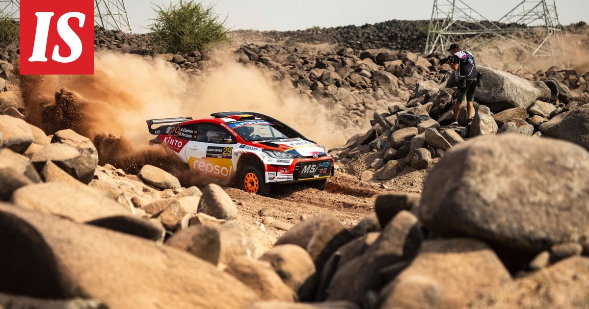 Raju täräys Saudi-Arabian MM-rallissa - Ilta-Sanomat