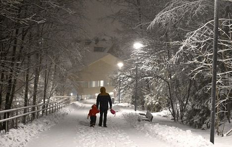 Jos viime päivinä lunta on satanut vain pari senttiä, se todennäköisesti sulaa kohta pois.