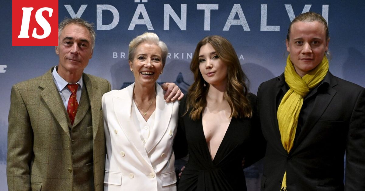 Emma Thompson saapui Helsinkiin - Ilta-Sanomat