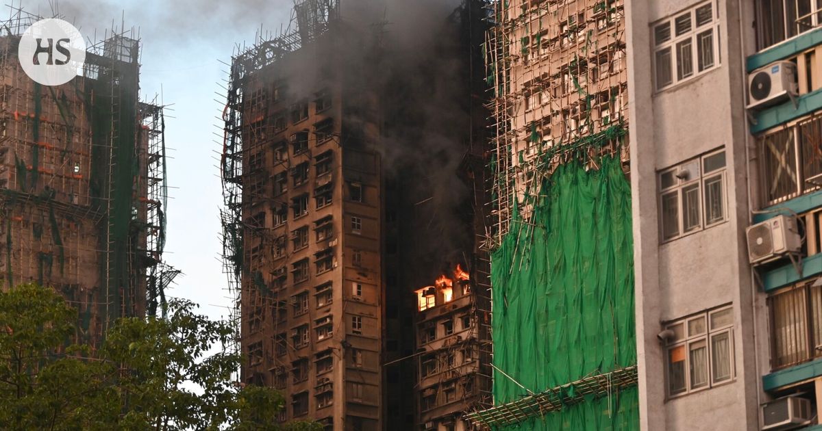 Hongkongin tulipalon uhriluku nousi yhä, raivaustyöt jatkuvat