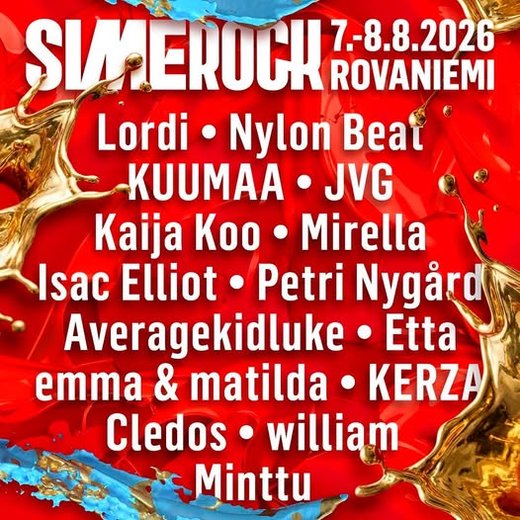 V2.fi | Simerock julkisti nimiä