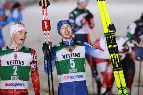 Herola ei ollut koskaan aiemmin noussut palkintopallille Rukan maailmancupissa.