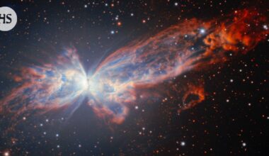 Kosminen perhonen havaittu tuhansien valovuosien päässä