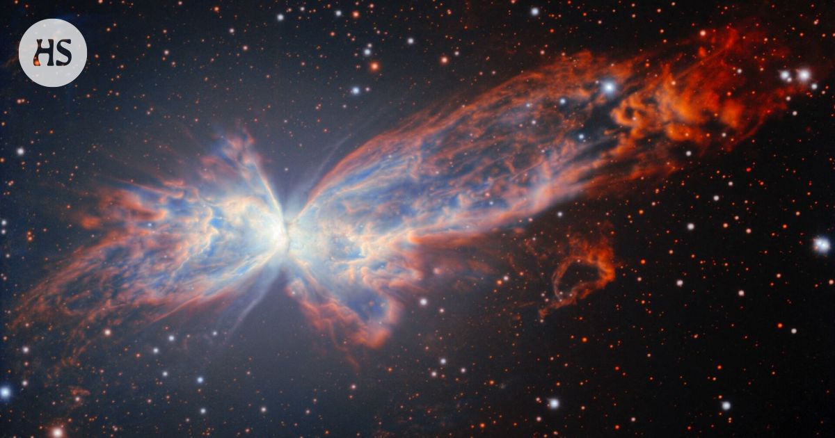 Kosminen perhonen havaittu tuhansien valovuosien päässä