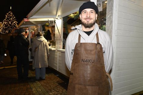 Puuromestari Nuutti Jaakkola.