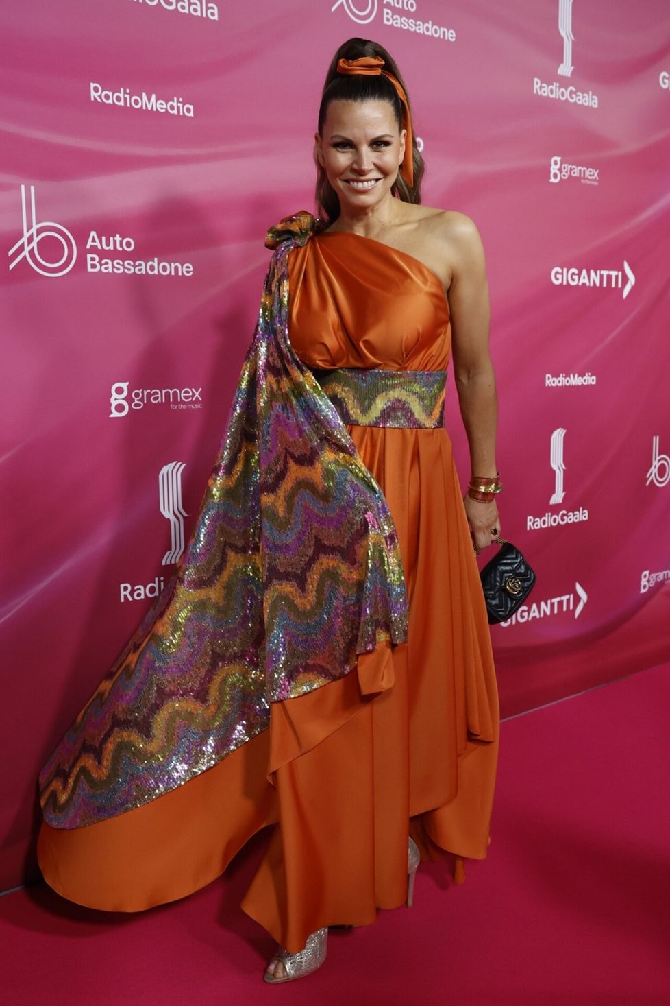 Mari Valosaari Radiogaalassa huhtikuussa 2025.