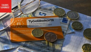 Osakkeiden hyvä vire kasvatti työeläkevaroja 7 miljardilla