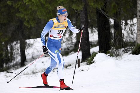 Amanda Saaren paras maailmancupin sijoitus (9:s) tuli Rukalta vuosi sitten.