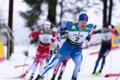 Emil Liekari säväytti ladulla ja sen ulkopuolella.