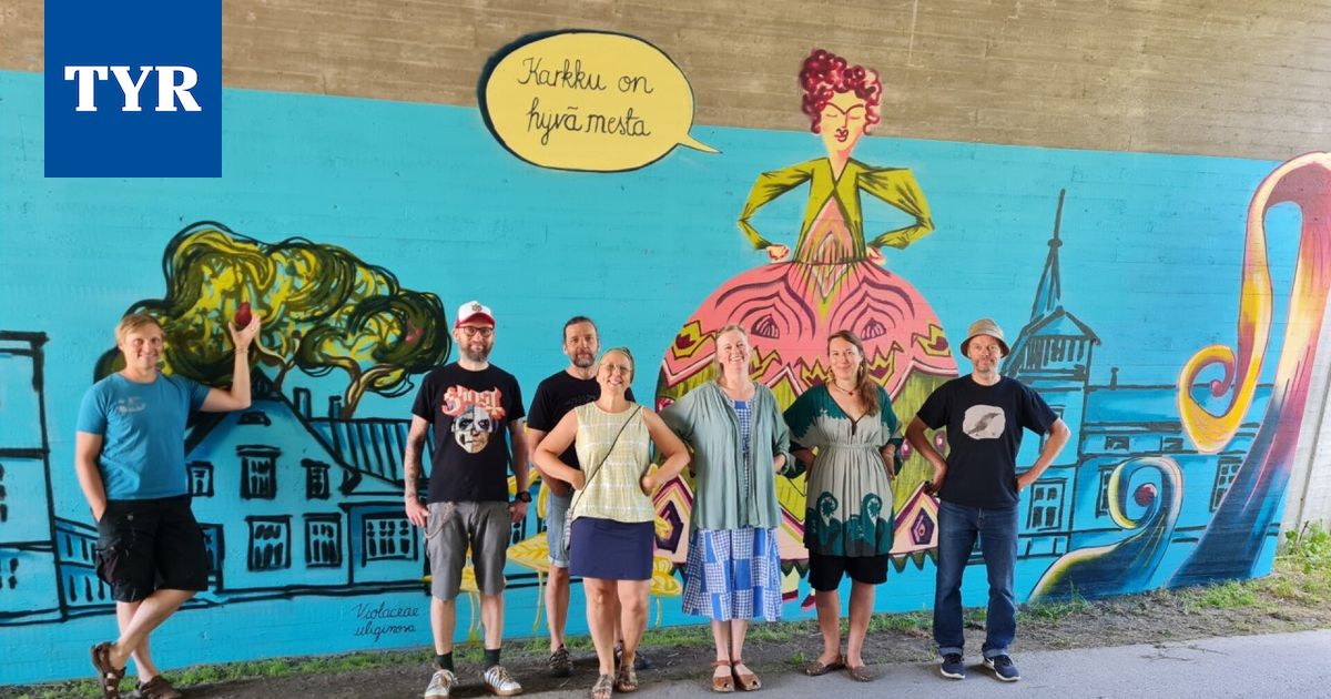 Tuleeko Sastamalan keskustaan jättimäinen seinämaalaus? Tänne sitä esitetään