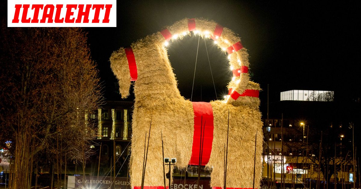 Gävlen olkipukki palaa