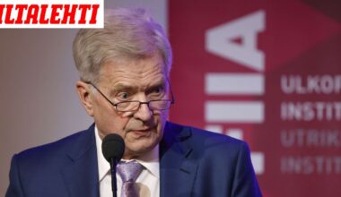 Niinistö haastaa eurooppalaisten Putin-linjan tanskalaismedian haastattelussa