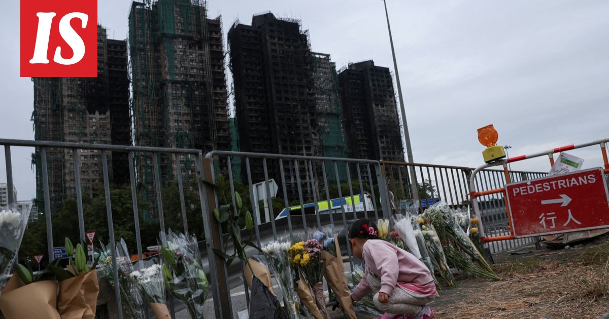 Hongkongin tornitalojen tulipalon uhriluku kipusi jo yli 140 kuolleeseen