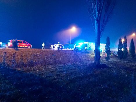 Kolari sattui Melliläntien risteyksessä.