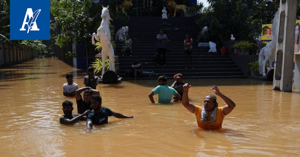 Sri Lankassa kuollut yli 330 ihmistä tulvissa ja muta­vyöryissä