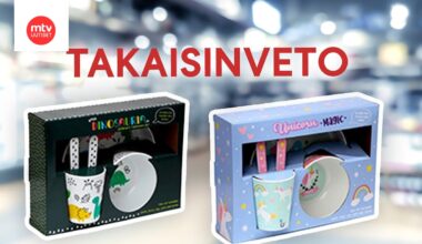 Etola Shops Oy ilmoittaa vetävänsä myynnistä ja kuluttajilta kaksi lasten aterinsettiä.
