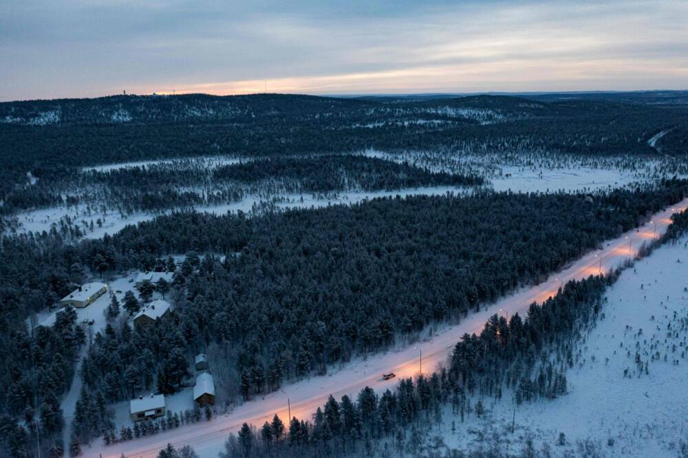 Aurinko nousee seuraavan kerran Utsjoella pian tammikuun puolivälin jälkeen. LEHTIKUVA/AFP