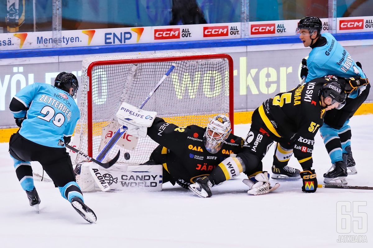 Zetterberg on heiluttanut verkkoa viidesti alkukauden aikana.