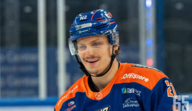 Puolustaja Aleksi Matinmikko teki jo kauden kuudennen maalinsa. Arkistokuva viime keväältä.