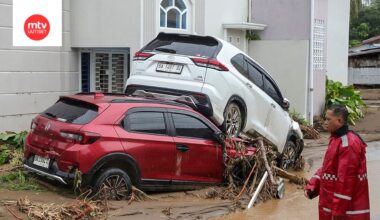 Tulvatuhoja Indonesian Padangin alueella.