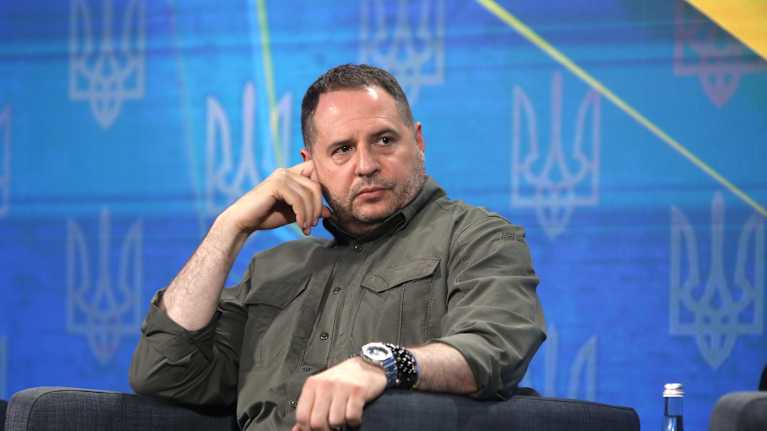 Ukrainan presidentinkanslian päällikkö Andrij Jermak.