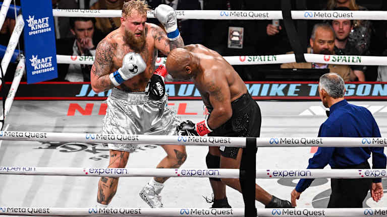 Jake Paul ja Mike Tyson.