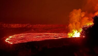 Katso, miten tulivuori syöksi laavaa satojen metrien korkeuteen Havaijilla | Ulkomaat