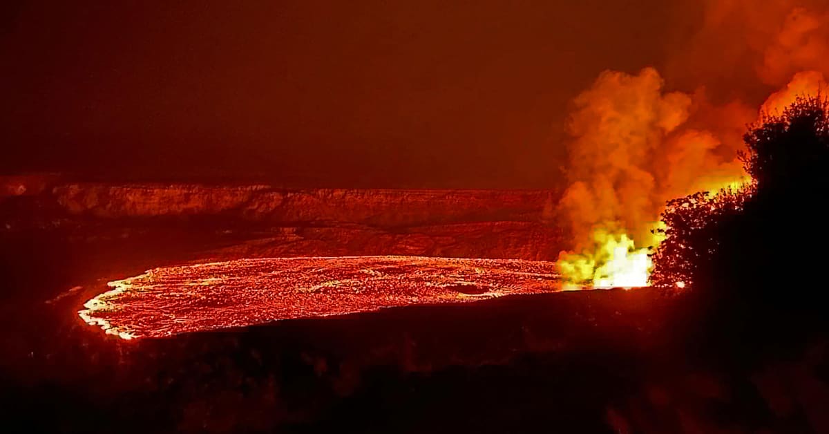 Katso, miten tulivuori syöksi laavaa satojen metrien korkeuteen Havaijilla | Ulkomaat