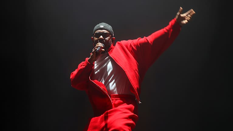 Kendrick Lamar  Primavera Sound Festivalilla Madridissa keäkuussa 2023.