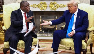 Trump: Yhdysvallat boikotoi Etelä-Afrikan G20-kokousta - Yle